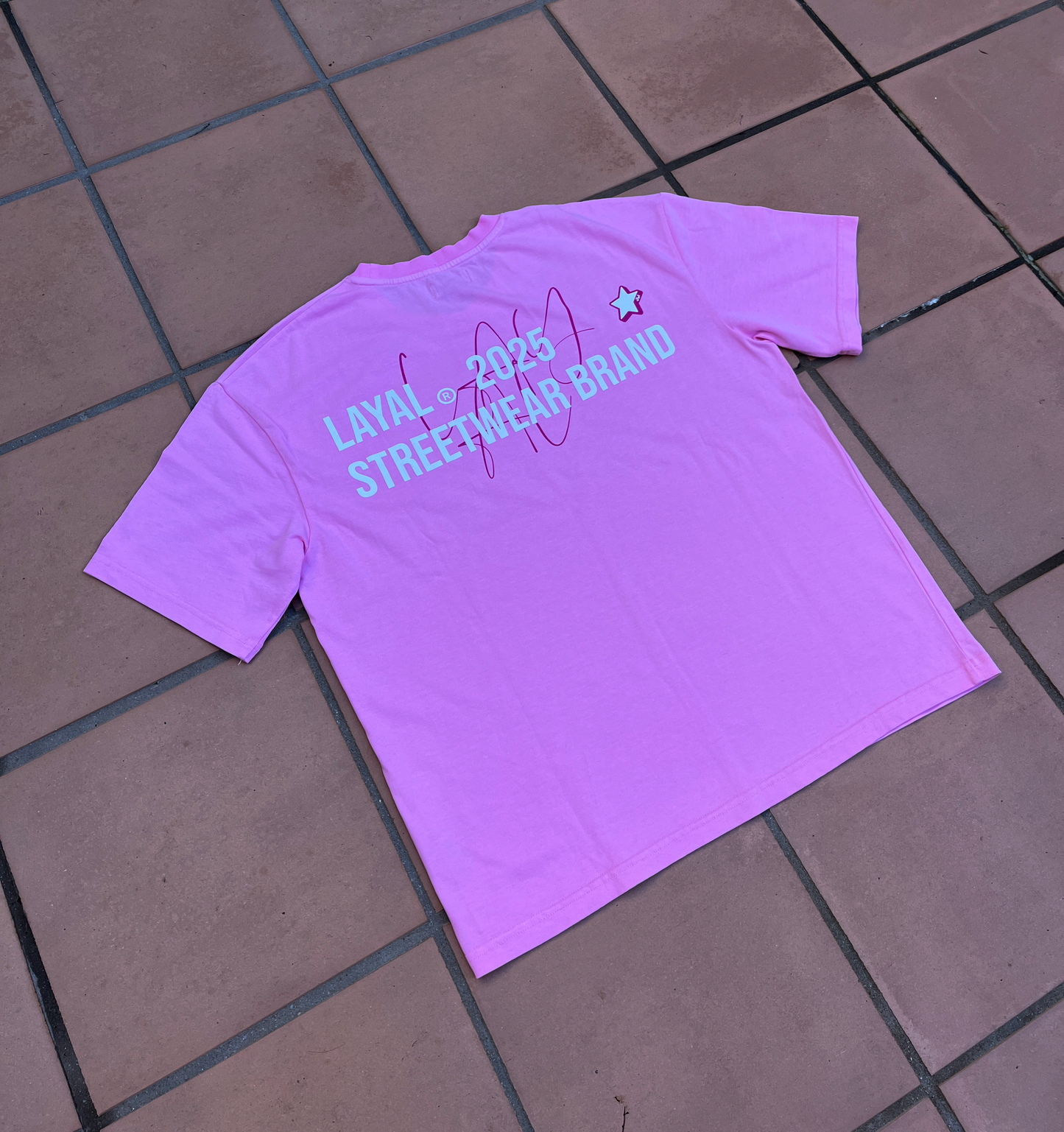 Camiseta "Essentials" Rosa